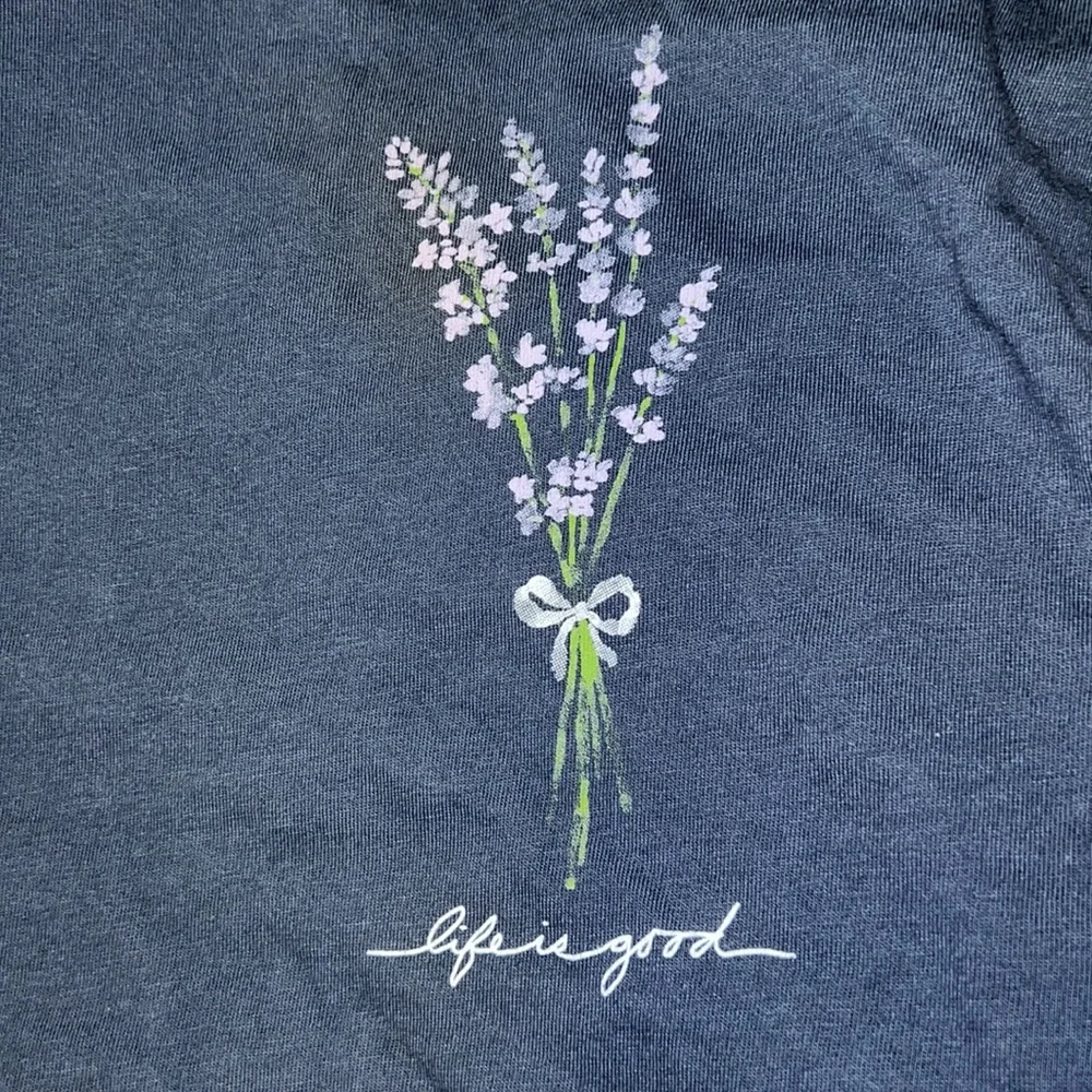 Life is Good Lavender Crusher Tee - Picture 2 of 3